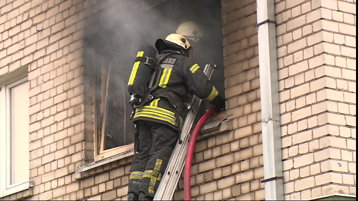 Gaisras Vilniuje, Lazdynų g. 28: žuvo du žmonės