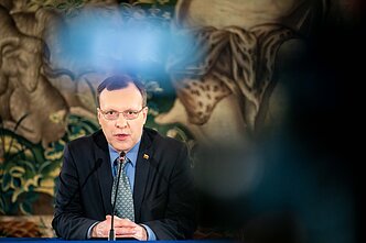Centro partijos-Tautininkų sąrašo lyderis, partijos pirmininkas Naglis Puteikis
