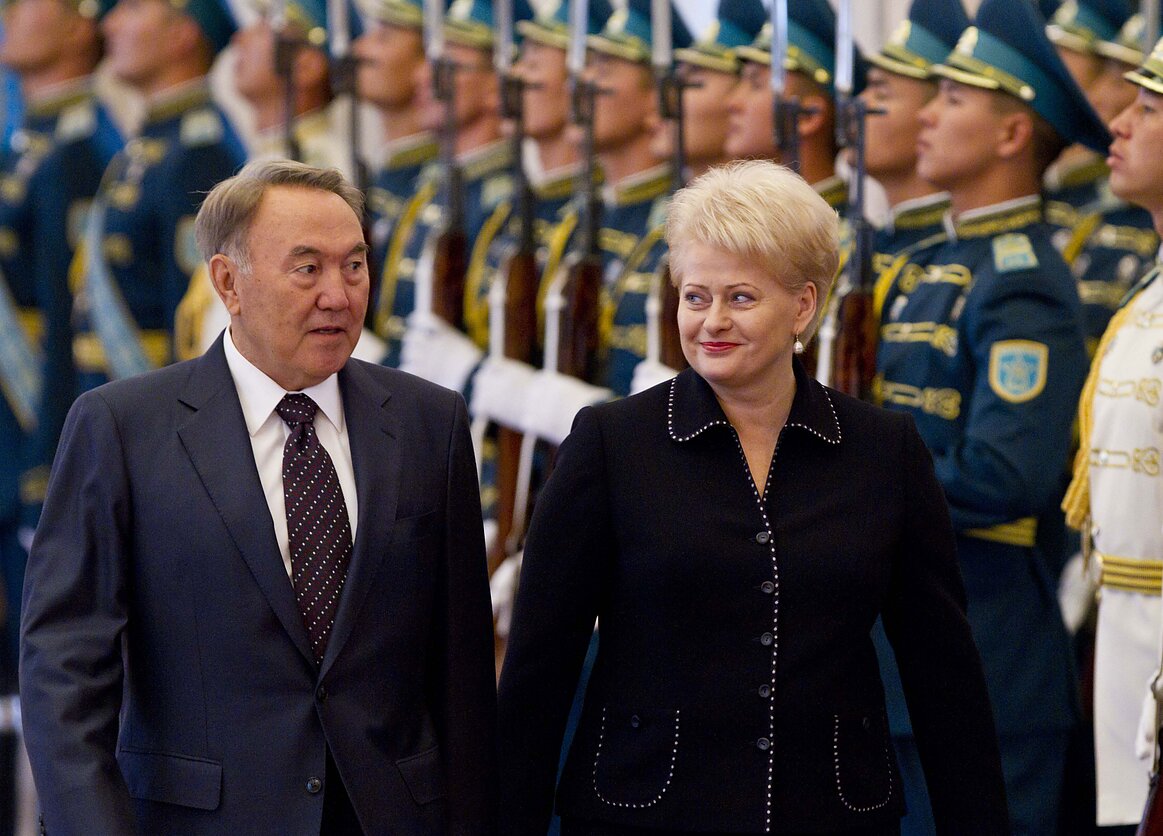 Nursultanas Nazarbajevas ir Dalia Grybauskaitė Nursultanas Nazarbajevas ir Dalia Grybauskaitė