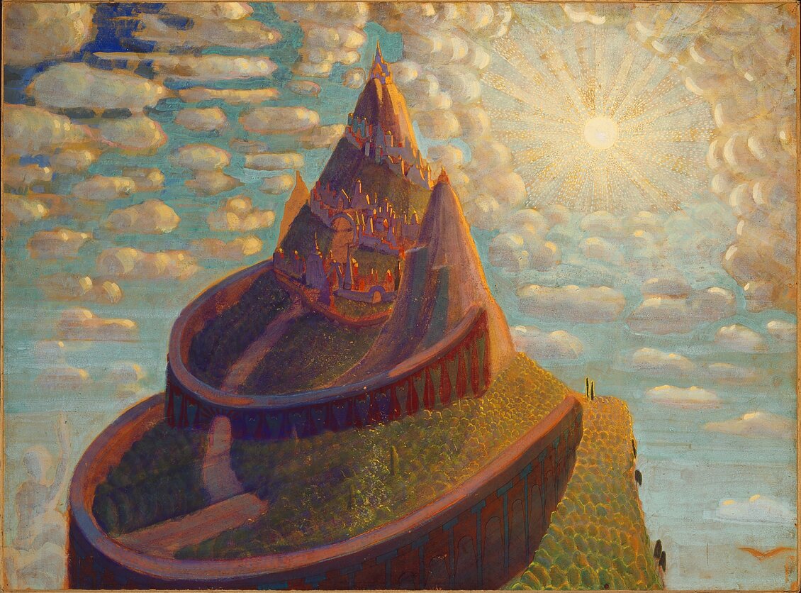 Wikimedia Commons nuotr., Mikalojaus Konstantino Čiurlionio paveikslas „Pasaka (Pilies pasaka)“