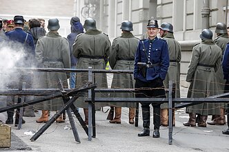 Filmo filmavimo akimirkos Vilniaus senamiestyje