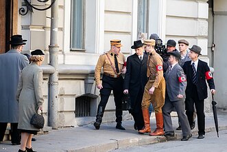 Filmo filmavimo akimirkos Vilniaus senamiestyje Filmo filmavimo akimirkos Vilniaus senamiestyje