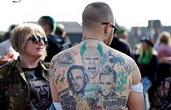 „The Prodigy“ lyderio Keitho Flinto laidotuvės