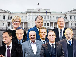 Kandidatai į prezidentus.