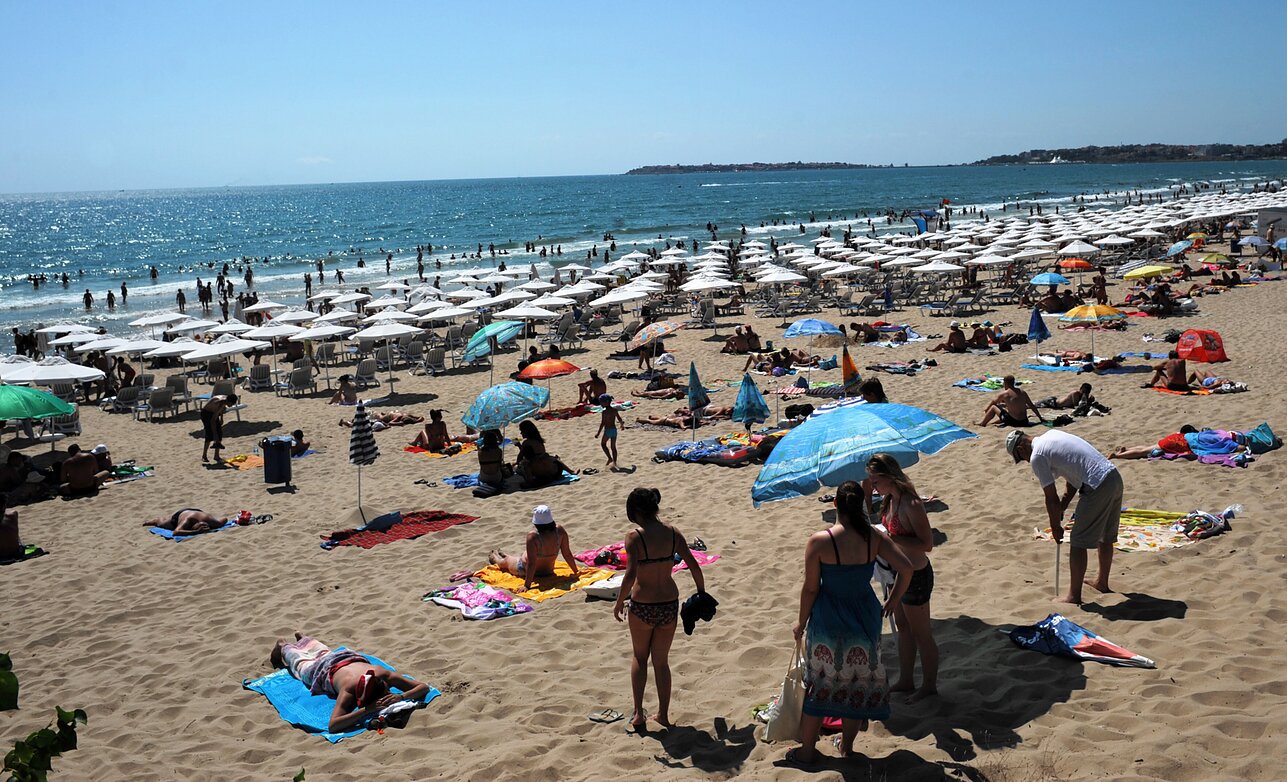 Paplūdimys Bulgarijoje Paplūdimys Bulgarijoje