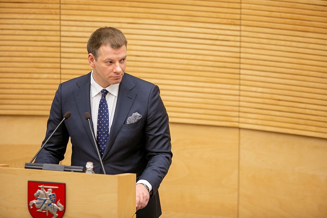 Finance Minister Vilius Šapoka Finance Minister Vilius Šapoka
