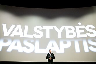 Filmo „Valstybės paslaptis“ režisierius Donatas Ulvydas Filmo „Valstybės paslaptis“ režisierius Donatas Ulvydas