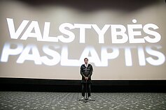 Filmo „Valstybės paslaptis“ režisierius Donatas Ulvydas Filmo „Valstybės paslaptis“ režisierius Donatas Ulvydas