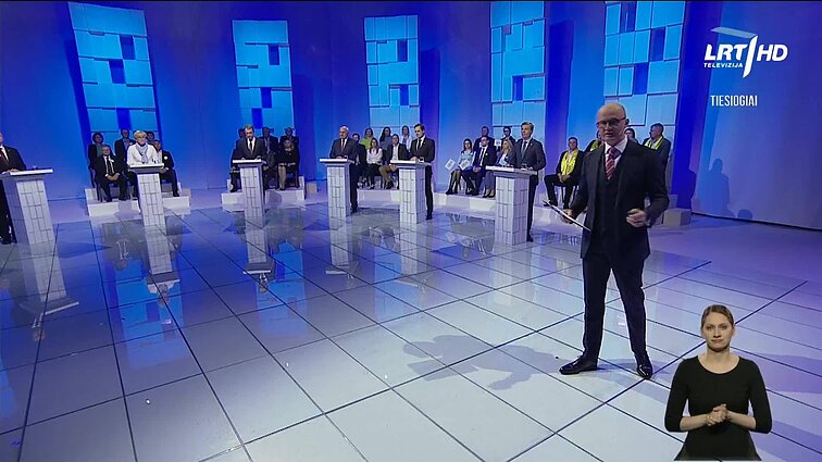 Kandidatų į prezidentus debatai. Užsienio politika: kokios pozicijos laikytųsi būsimas prezidentas?