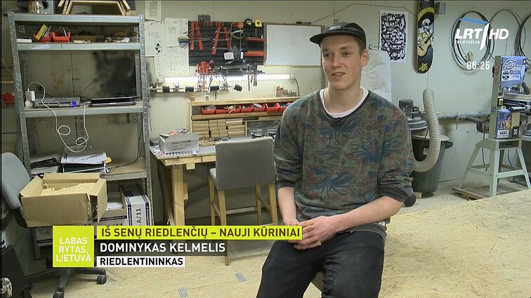 Labas rytas, Lietuva. II dalis. Riedlentė išmokė daugiau – nuo patalpų apšiltinimo iki fotografavimo socialiniams tinklams
