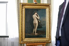 Pristatytas Jono Rustemo paveikslas „Veneros gimimas“