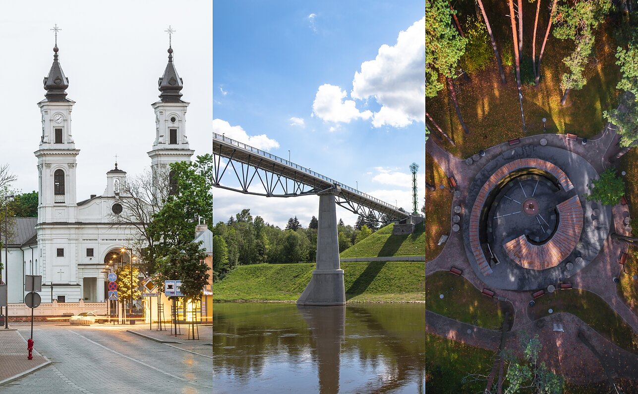 Marijampolės, Alytus ir Birštono lankytini objektai
