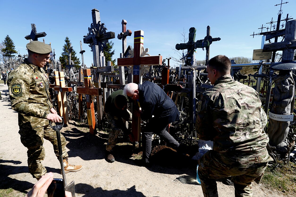Ukrainos kariai Kryžių kalne