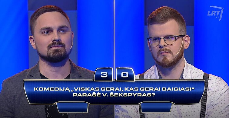 TV žaidimas „Kas ir kodėl?“. Ką reiškia lotyniškas posakis „festina lente“?