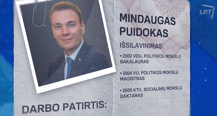 Prezidento rinkimų lenktynės 2019: Mindaugas Puidokas
