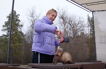 Monika Marija ir jos šeškas Haru
