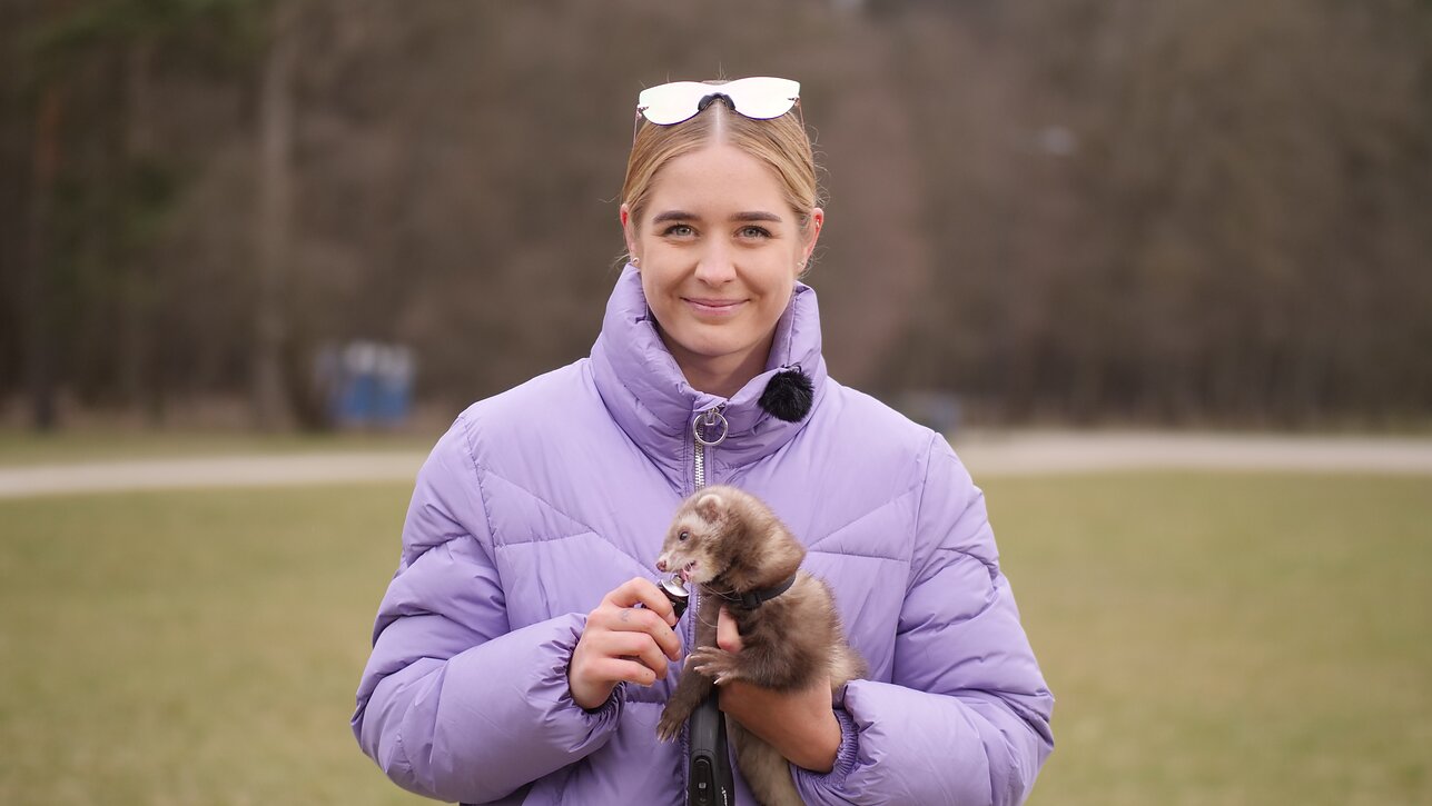 Monika Marija ir jos šeškas Haru