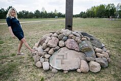 Išniekintas kryžius Balsiuose Išniekintas kryžius Balsiuose