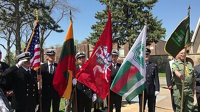Adolfo Ramanausko-Vanago paminklo atidengimo ceremonija Adolfo Ramanausko-Vanago paminklo atidengimo ceremonija
