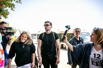 Atlikėjas Jurijus Veklenko ir jo „eurovizinė“ komanda atvyko į Tel Avivą Atlikėjas Jurijus Veklenko ir jo „eurovizinė“ komanda atvyko į Tel Avivą