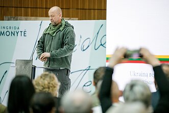 Jonas Ohmanas from Blue/Yellow NGO