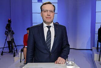 Centro partijos-Tautininkų sąrašo lyderis, partijos pirmininkas Naglis Puteikis