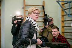 Ingrida Šimonytė balsuoja