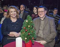 Rasa Eilunavičienė ir Vytautas Šerėnas LRT šventėje Rasa Eilunavičienė ir Vytautas Šerėnas LRT šventėje
