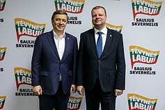 Ramūnas Karbauskis ir Saulius Skvernelis Ramūnas Karbauskis ir Saulius Skvernelis