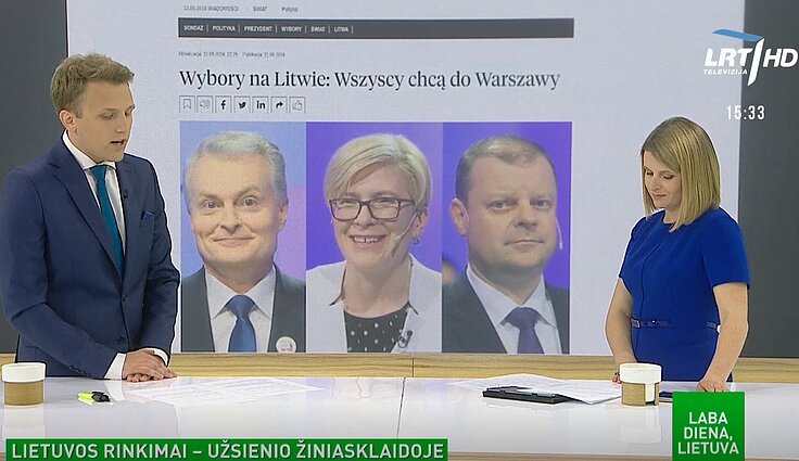 Laba diena, Lietuva. Porinkiminė Lietuva užsienio spaudoje