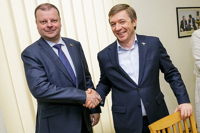 Saulius Skvernelis ir Ramūnas Karbauskis