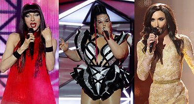 Dana International, Netta Barzilai, Conchita Wurst