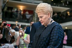 Dalia Grybauskaitė balsavo išankstiniuose rinkimuose. Dalia Grybauskaitė balsavo išankstiniuose rinkimuose.