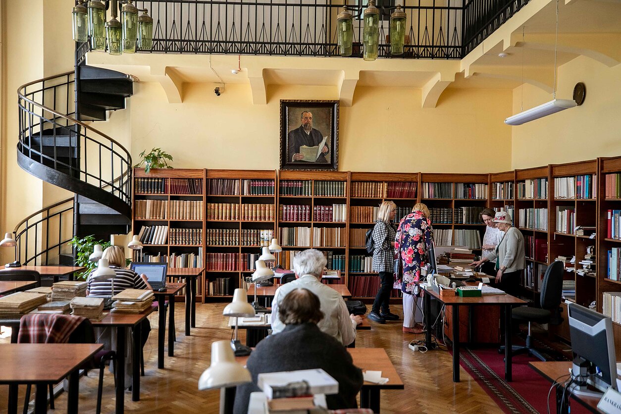 E. Blaževič  / LRT nuotr., Tado Vrublevskio skaitykla, LMA Vrublevskių biblioteka 
