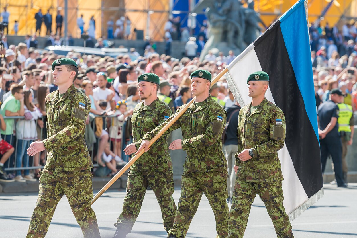 Estonian troops (associative image)