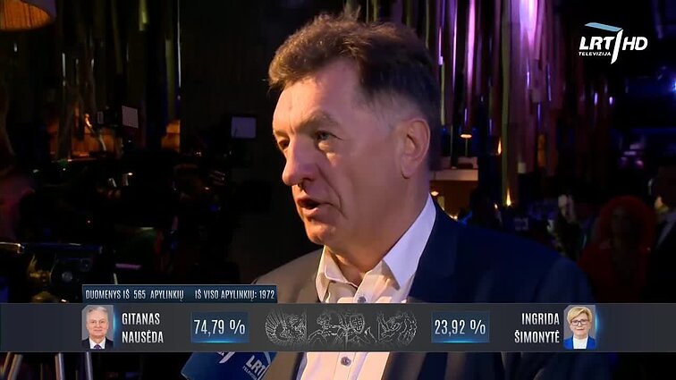 Vienas pirmųjų rėmėjų Gitano Nausėdos štabe – Algirdas Butkevičius