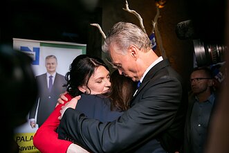 Gitanas Nausėda ir Diana Nausėdienė Gitanas Nausėda ir Diana Nausėdienė