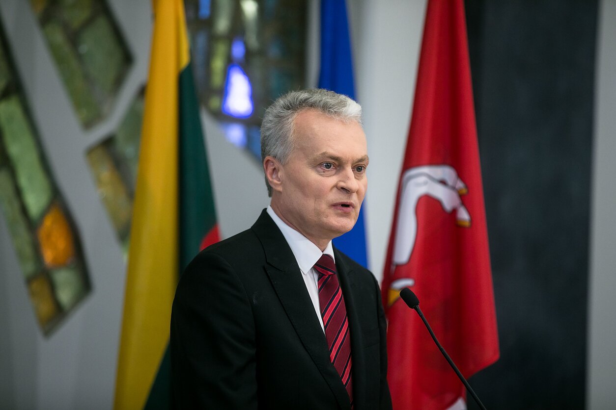 Pirmoji rinkimus laimėjusio Gitano Nausėdos spaudos konferencija Pirmoji rinkimus laimėjusio Gitano Nausėdos spaudos konferencija