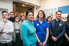 Gitanas Nausėda, Diana Nausėdienė ir Gedailė Nausėdaitė Gitanas Nausėda, Diana Nausėdienė ir Gedailė Nausėdaitė