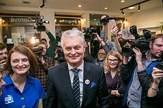 Gitanas Nausėda, Diana Nausėdienė ir Gedailė Nausėdaitė Gitanas Nausėda, Diana Nausėdienė ir Gedailė Nausėdaitė