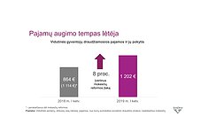 Pajamų augimo tempas