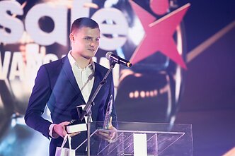 2017 m. Karolis Laukžemis atsiėmė geriausio A lygos žaidėjo prizą