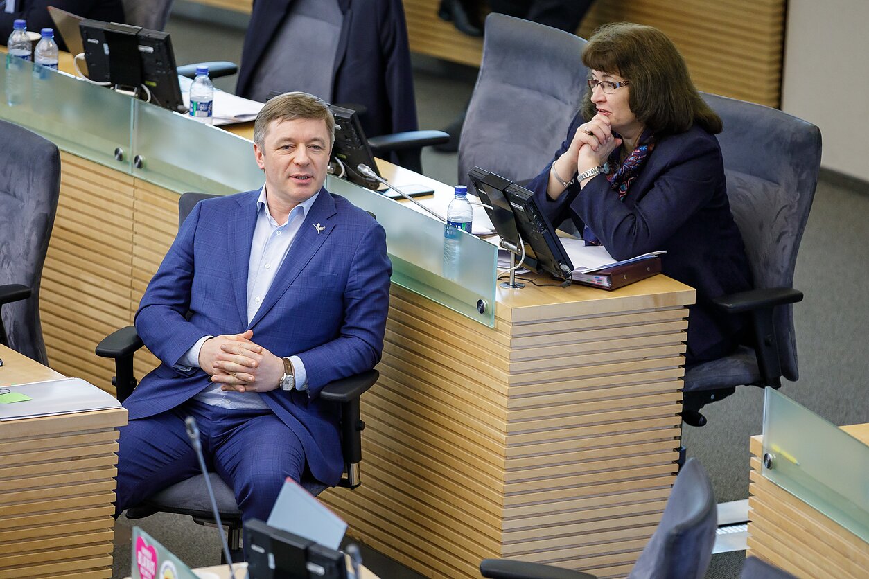 Ramūnas Karbauskis ir Rima Baškienė Ramūnas Karbauskis ir Rima Baškienė