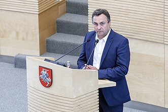 Generalinis prokuroras Evaldas Pašilis prašo naikinti Gražulio neliečiamybę