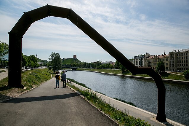 The Neris River in Vilnius