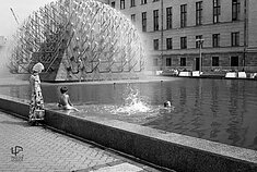 The Seimas fountain in June 1992 The Seimas fountain in June 1992