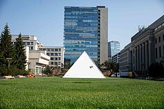 Seimas fountain today Seimas fountain today