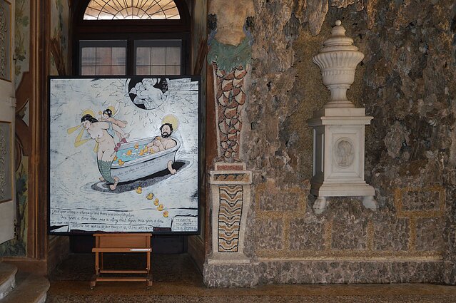 Laisvydės Šalčiūtės ir Gehardo Demetzo paroda „Coming Out“ Mantujos kunigaikščių rūmuose.