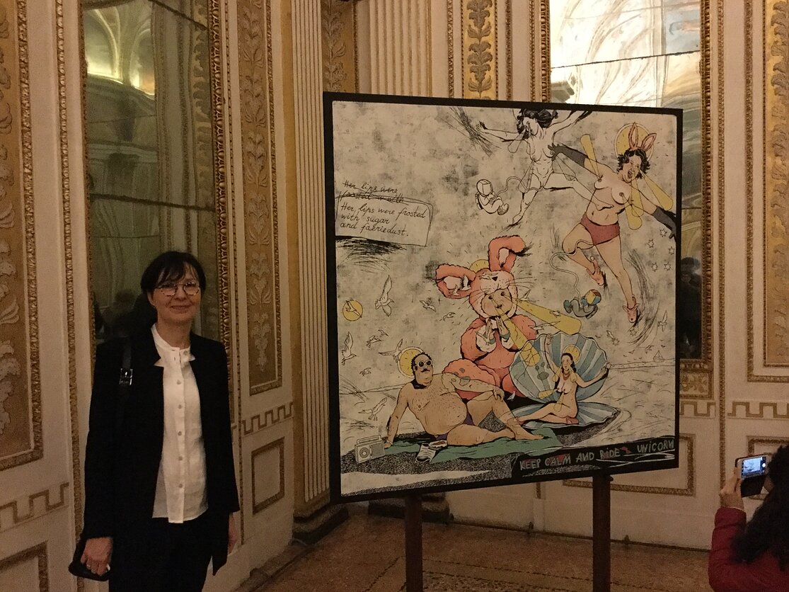 Laisvydės Šalčiūtės ir Gehardo Demetzo paroda „Coming Out“ Mantujos kunigaikščių rūmuose.