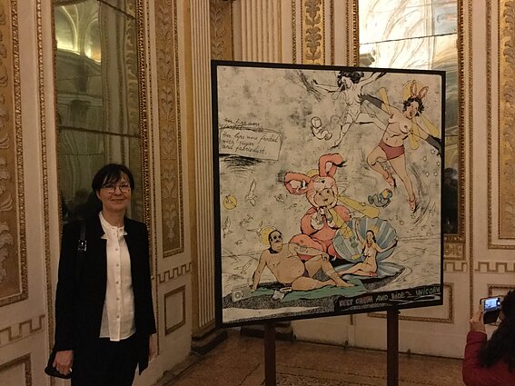 Laisvydės Šalčiūtės ir Gehardo Demetzo paroda „Coming Out“ Mantujos kunigaikščių rūmuose.